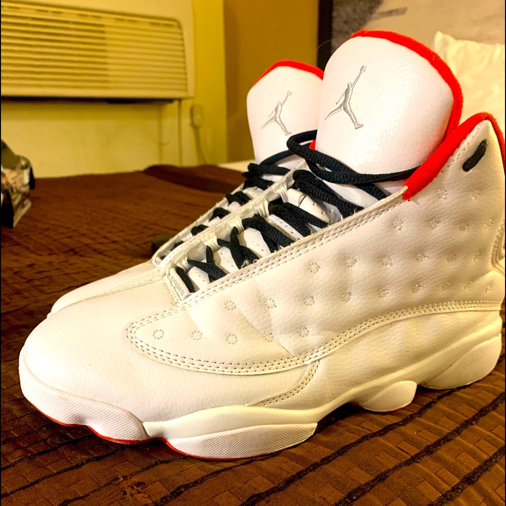 Jordan 13s these are bad ass but no rain or snow it breaks my heart to sell